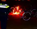 Fiets volledig verwoest na brand