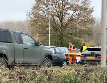 Ongeval leidt tot kopstaartaanrijding zonder gewonden