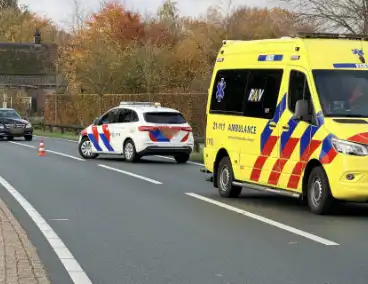 Auto in ongeval betrokken tijdens inhalen