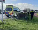 Fietsers komen in botsing