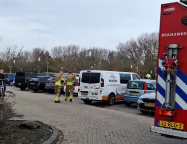 Mysterie rond brandmelding bestelbus