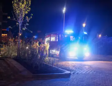 Scooterbestuurder vlucht na autobrand