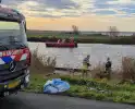 Grote zoekactie na melding te water