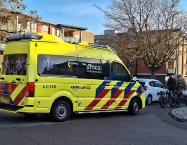 Schade aan voorruit na ongeval met fatbike en auto