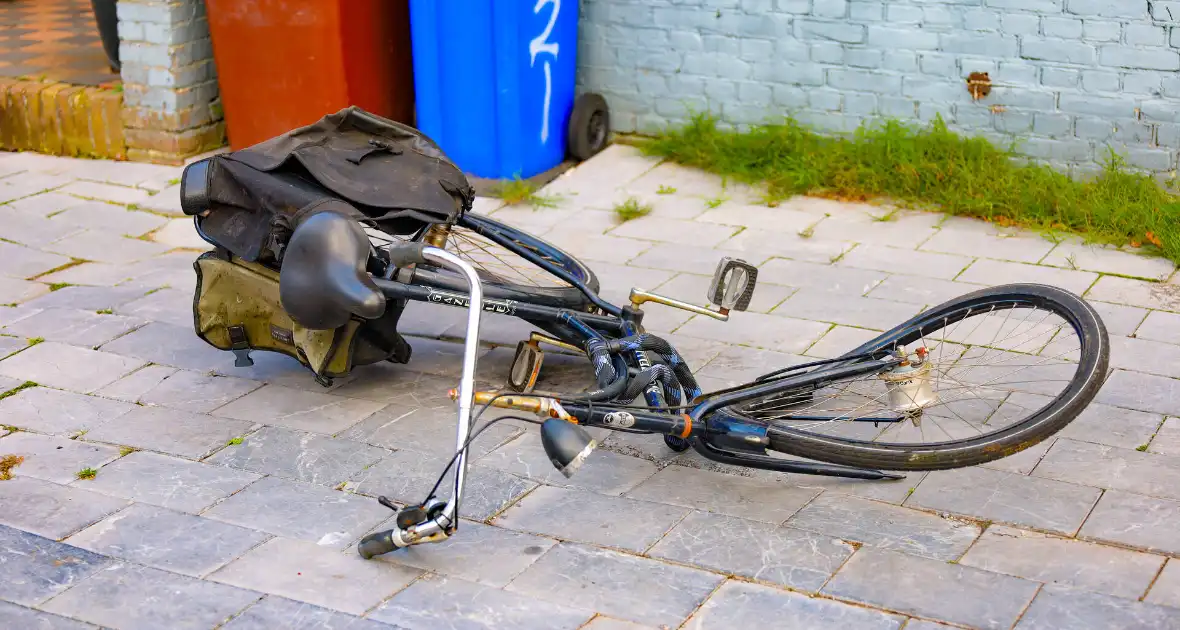 Automobilist rampt tuinhek en schept fietser - Foto 3