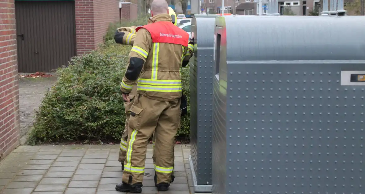 Klein brandje in container snel geblust - Foto 2