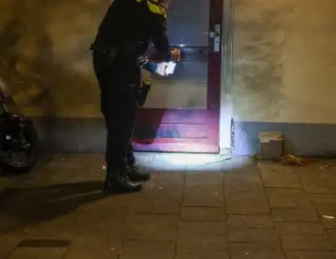 Explosie bij portiek mogelijk wraakactie