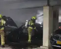 Industriebrand verwoest voertuigen in garage