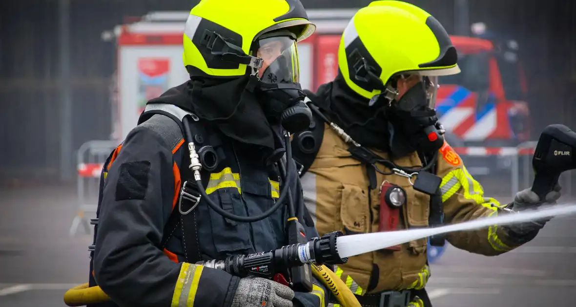 Grootschalige scenario bij finales van brandweerwedstrijden - Foto 15