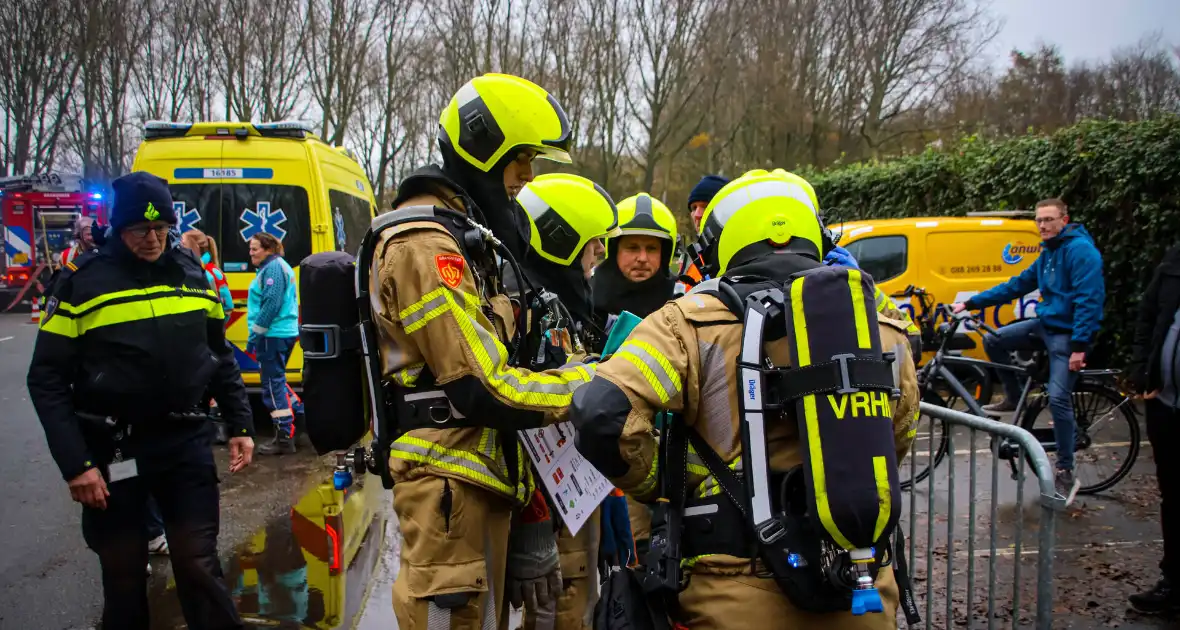 Grootschalige scenario bij finales van brandweerwedstrijden - Foto 2