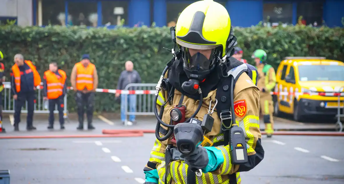 Grootschalige scenario bij finales van brandweerwedstrijden - Foto 6