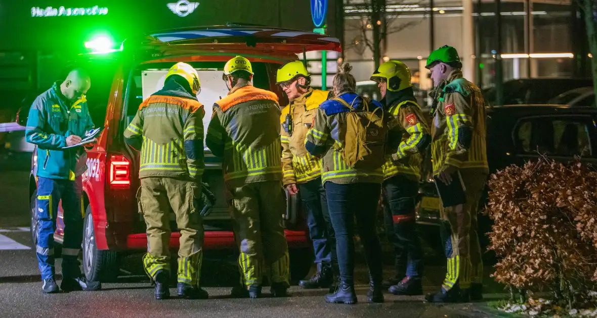 Gigantische evacuatie bij grote brand