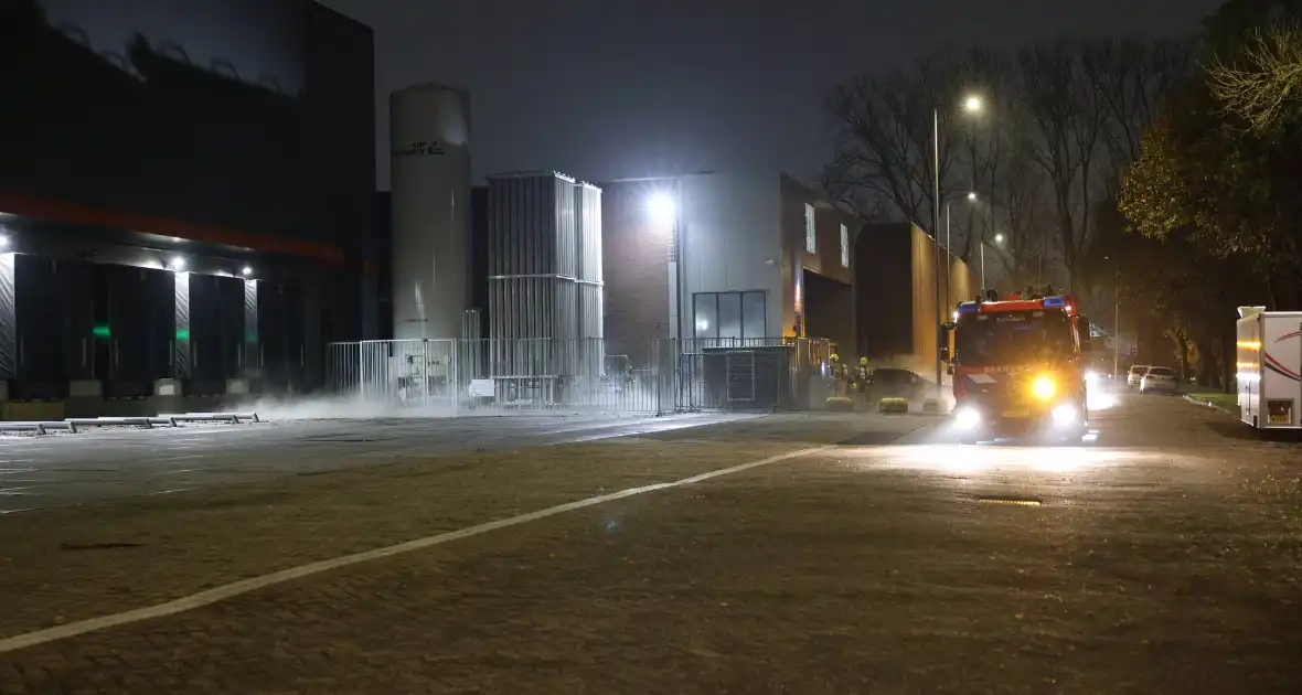 Lek in tank leidt tot brandweeractie