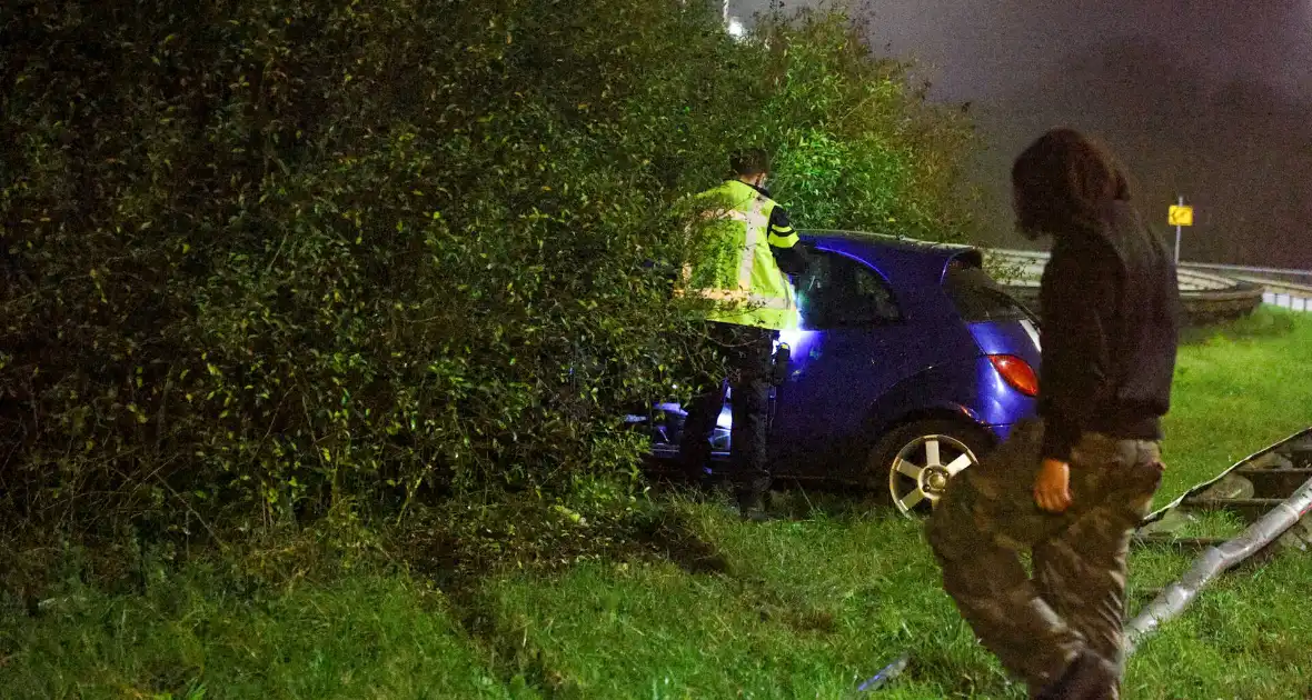 Man onder invloed betrokken bij eenzijdig ongeval - Foto 1