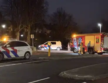 Melding autobrand blijkt heg in brand