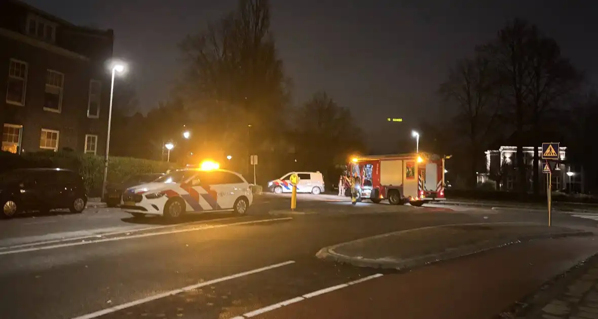 Melding autobrand blijkt heg in brand - Foto 1