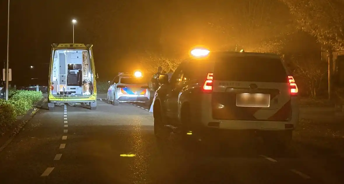 Gewonde aangetroffen langs weg