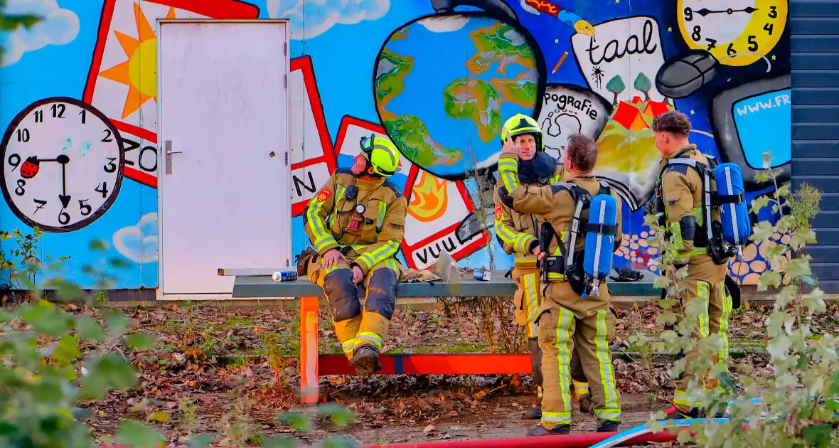 Brand in school leidt tot grote hulpverleningsactie