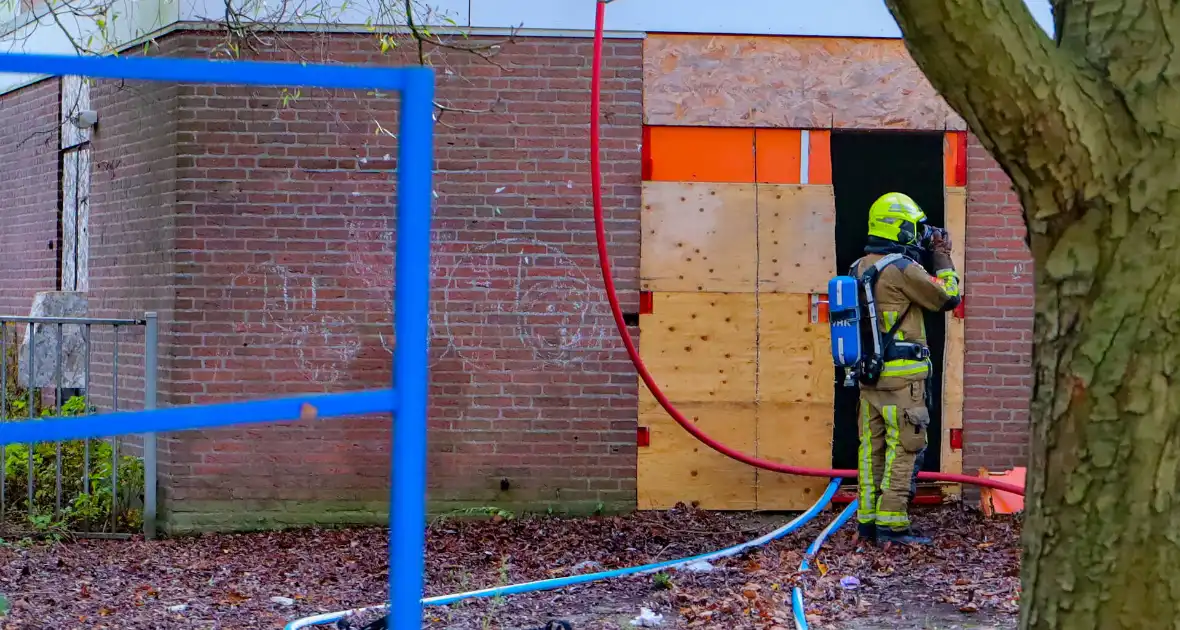 Brand in school leidt tot grote hulpverleningsactie - Foto 1