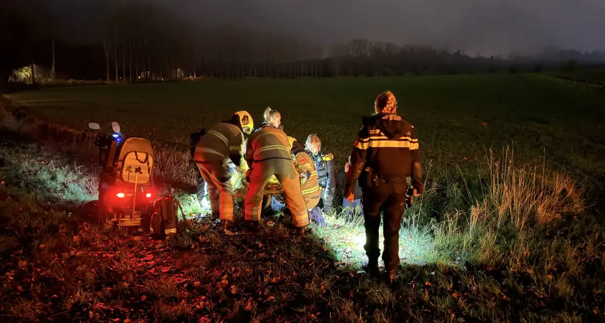 Scootmobielrijder raakt te water en gewond - Foto 2