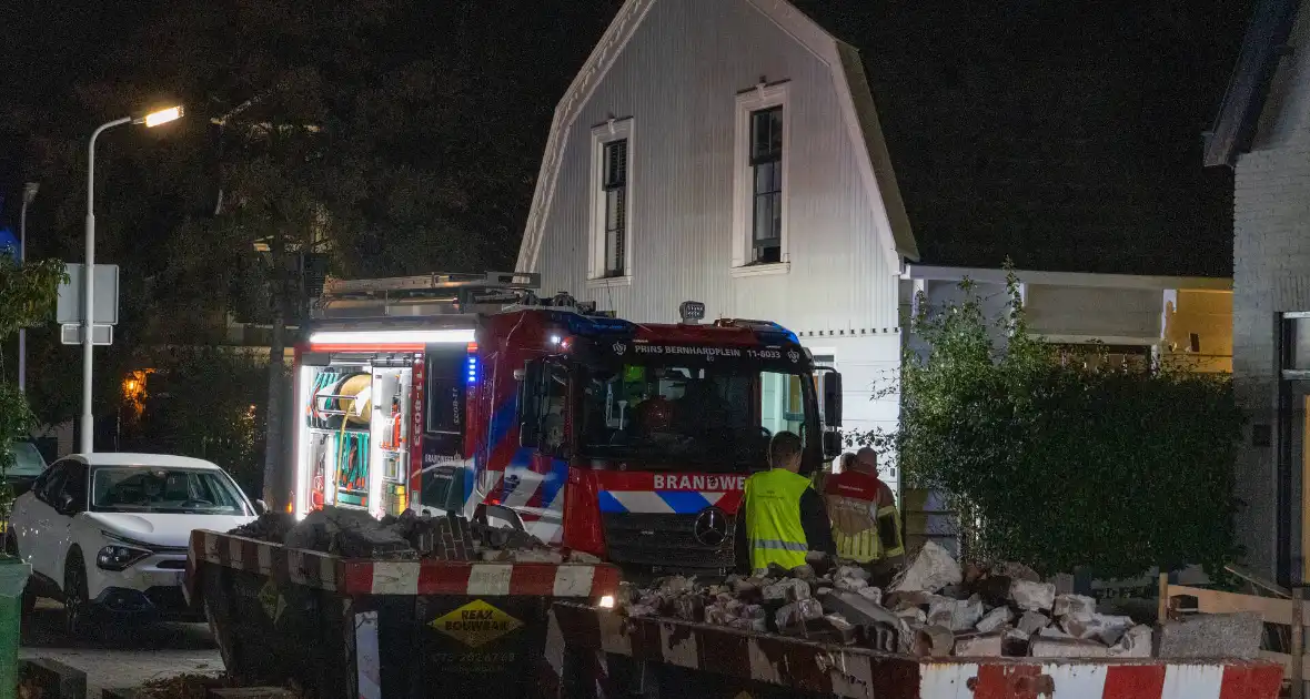 Rookontwikkeling door keukenbrand