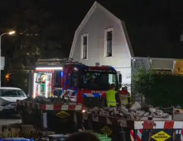 Rookontwikkeling door keukenbrand