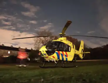 Medische noodsituatie vereist inzet traumahelikopter