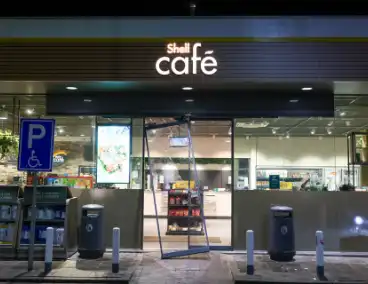 Mislukte diefstal in tankstation