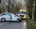 Eenzijdig ongeval eindigt tegen boom