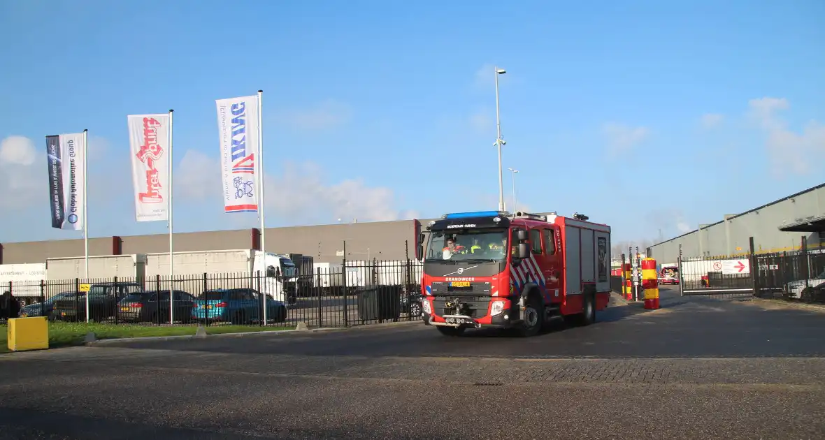 Brand snel onder controle op industrieterrein