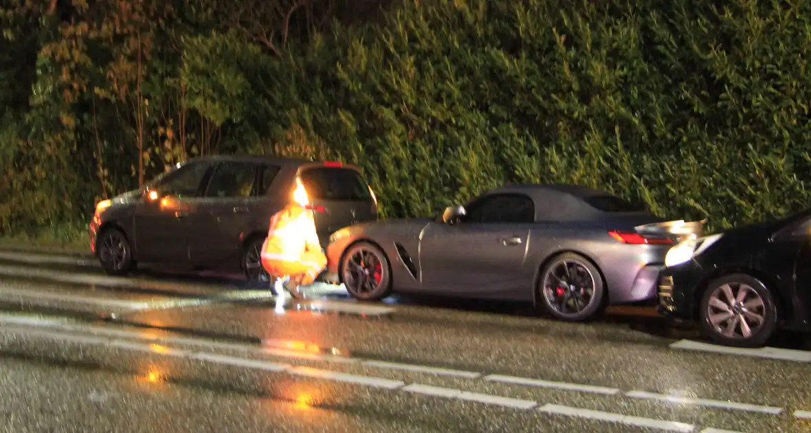 Kettingbotsing met vier voertuigen zonder gewonden - Foto 3