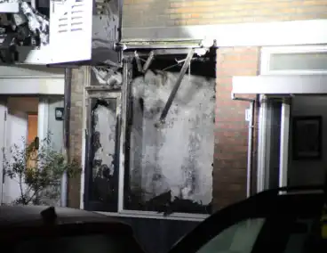 Vlammenzee in kamer van woning