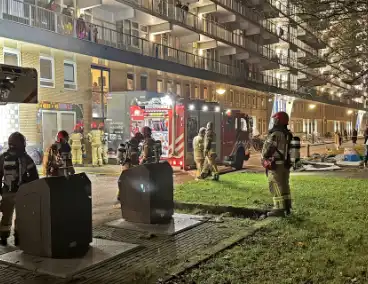 Melding van brandgerucht leidt tot middelbrand