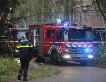 Rookontwikkeling bij brand in appartement
