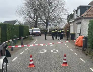 Politie zet straat af na noodlottig incident