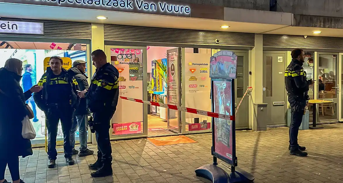 Overval op tabakspeciaalzaak zonder gewonden