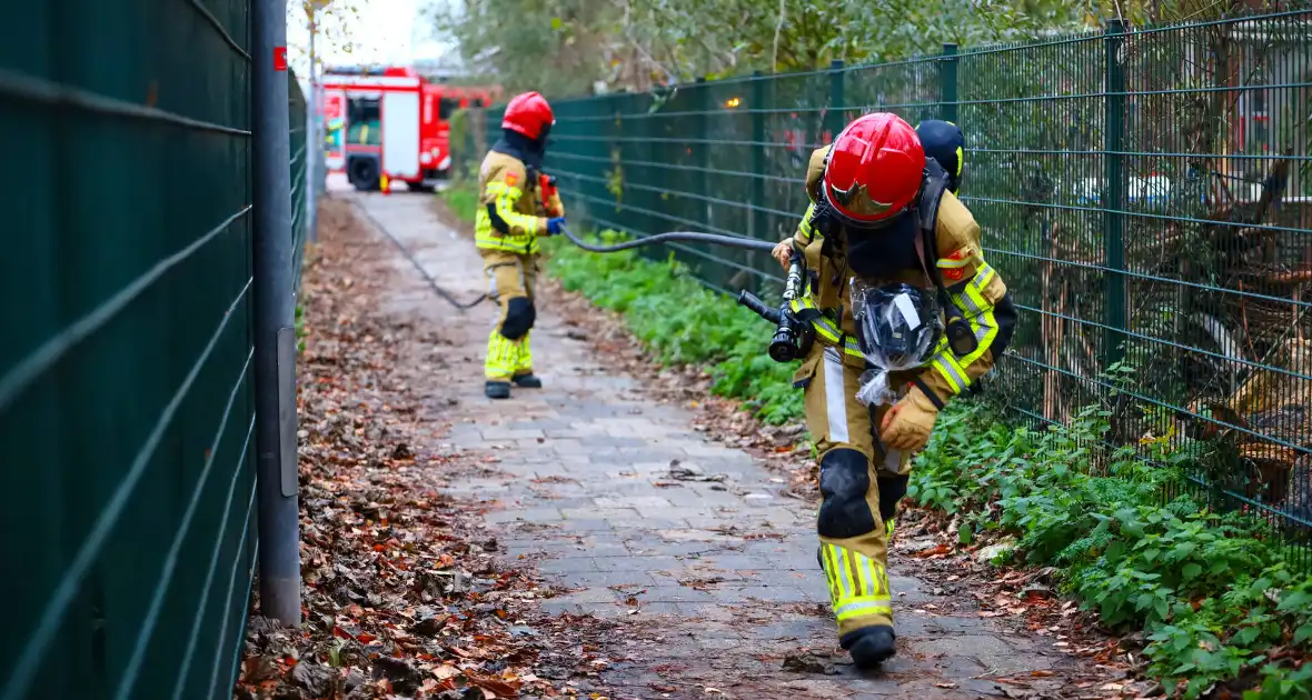 Brand in onderwijsinstelling snel onder controle