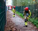 Brand in onderwijsinstelling snel onder controle