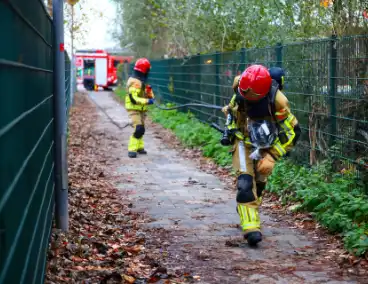 Brand in onderwijsinstelling snel onder controle