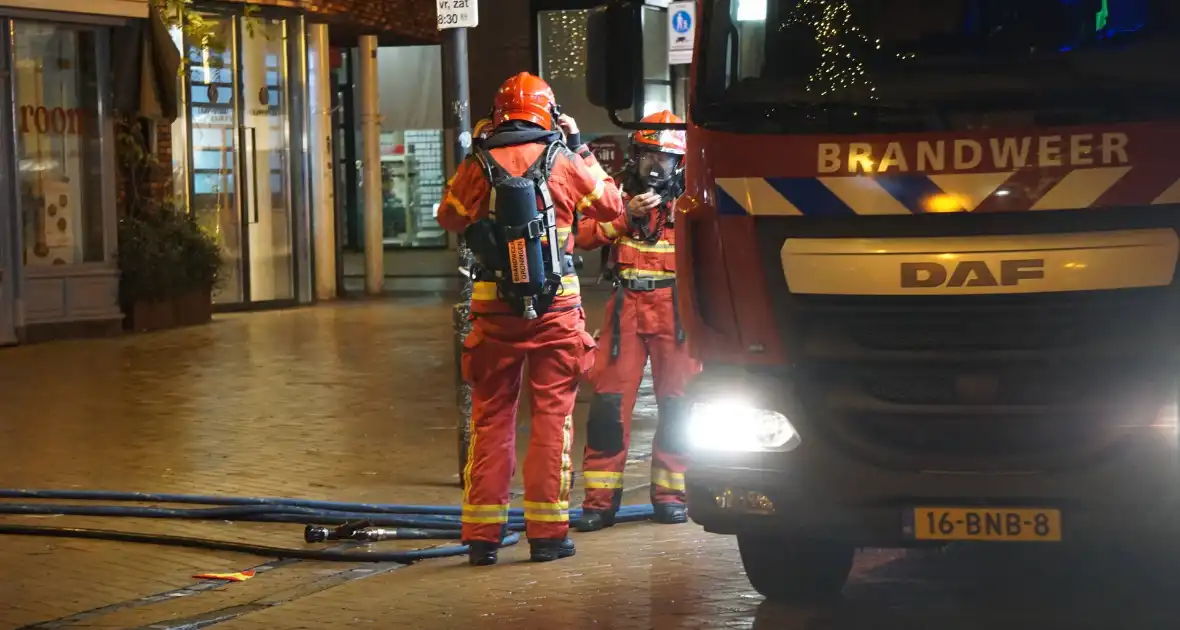 Containerbrand in appartementencomplex