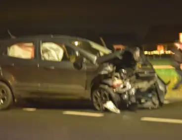 Zware aanrijding leidt tot gewonden en afsluiting van de weg