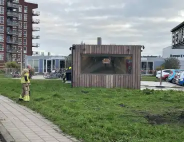 Brandweer snel ter plaatse bij snackbar