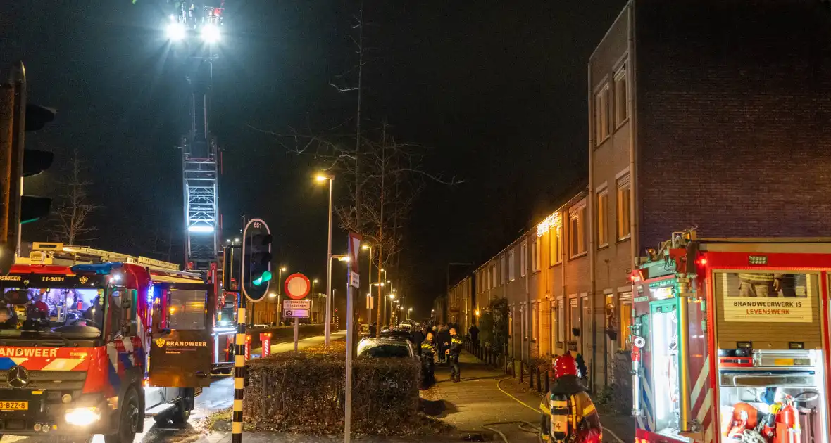 Rookinhalatie bij woningbrand in Amsterdam