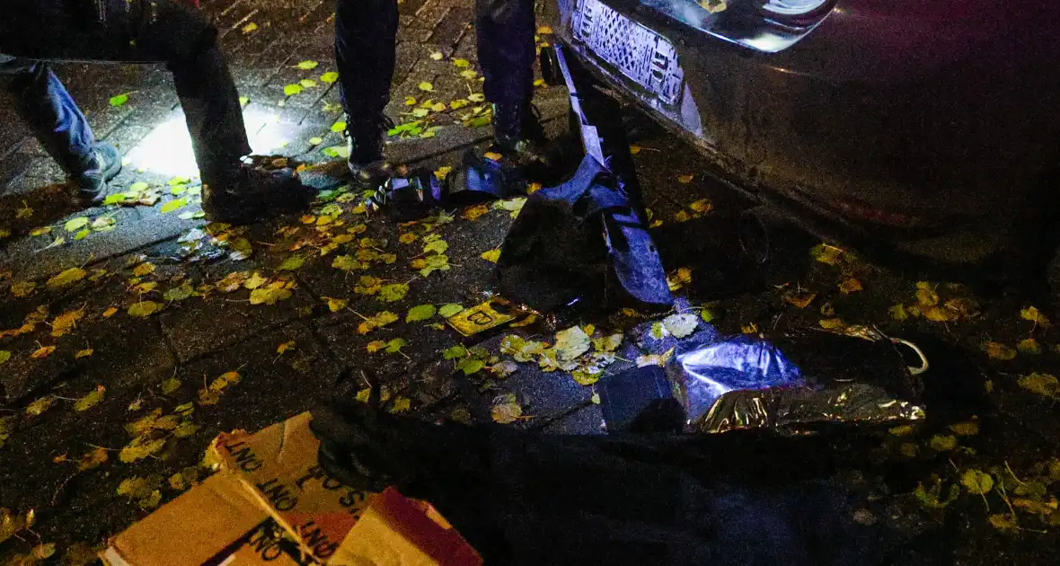Politie massaal ingezet na melding vuurwapen bij ruzie na kop-staartbotsing - Foto 9