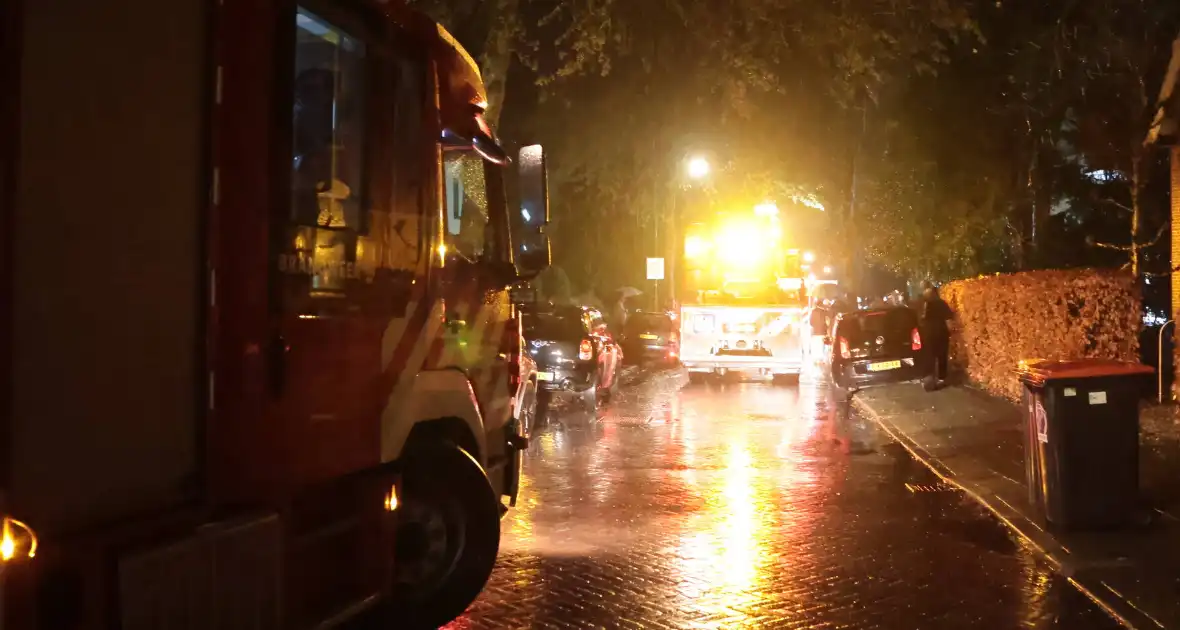 Woningbrand leidt tot snelle brandweerinzet