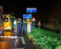 Auto te water tijdens ongeval met vier inzittenden
