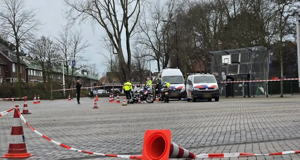 Inspectie van voertuigen tijdens politiecontrole