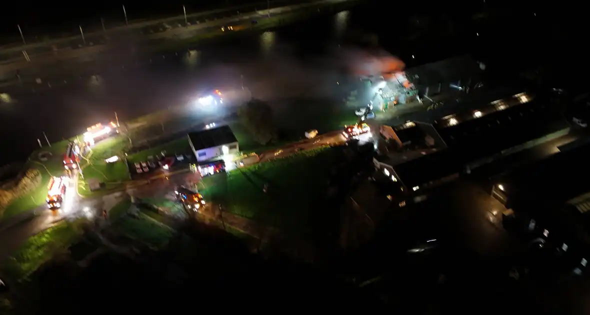 Paarden gered na brand in loods