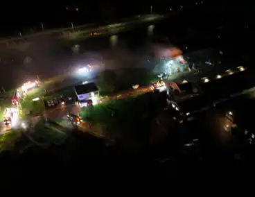 Paarden gered na brand in loods