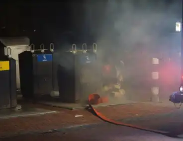 Vuur in ondergrondse container gedoofd